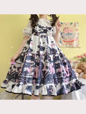 Milky Kitty Lolita Style Dress JSK (WS75)